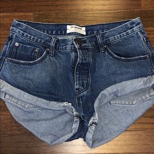 One Teaspoon Bandit Jean Shorts